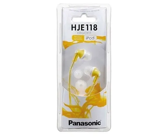 Наушники Panasonic RP-HJE118GUY Yellow, фото 2