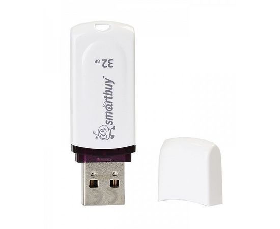 USB Flash-накопитель 32Gb (SmartBuy, Paean) White (SB32GBPN-W)
