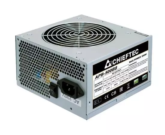 Блок питания 500W (CHIEFTEC, APB-500B8) Bulk