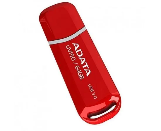 USB Flash-накопитель 64Gb USB 3.0 (ADATA, UV150) красный (AUV150-64G-RRD)