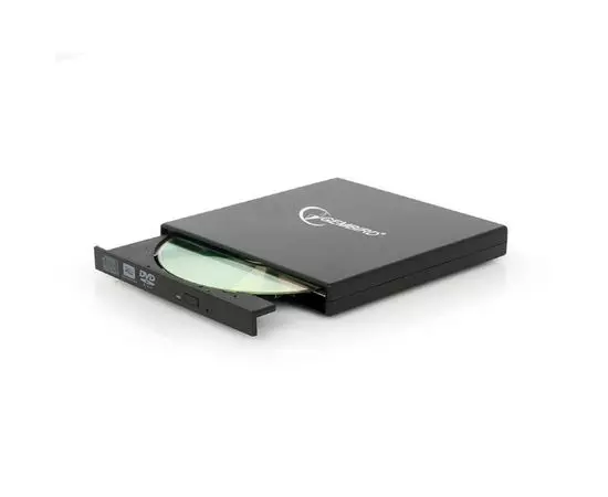 Внешний привод DVD-RW Gembird DVD-USB-02 Black, Цвет: Чёрный