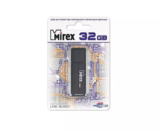 USB Flash-накопитель 32Gb (Mirex, Line) черный (13600-FMULBK32)