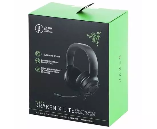 Наушники с микрофоном Razer Kraken X Lite (RZ04-02950100-R381), фото 6