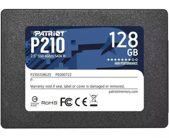 Накопитель SSD 128Gb Patriot P210 (P210S128G25)