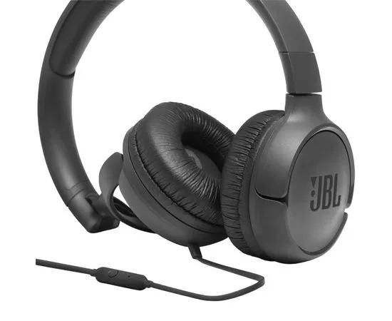 Наушники с микрофоном JBL T500 Black (JBLT500BLK)