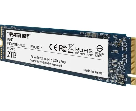 Накопитель SSD M.2 128Gb Patriot P300 (P300P128GM28), фото 2