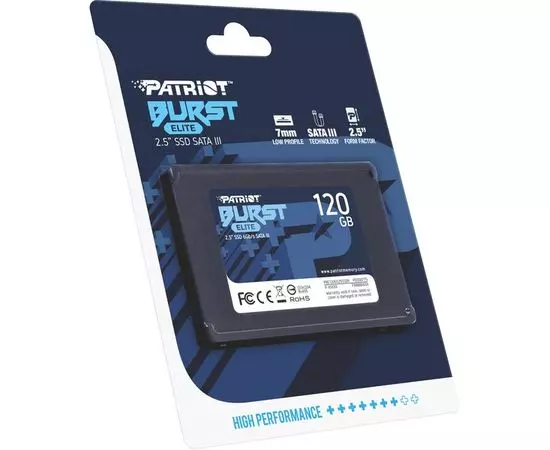 Накопитель SSD 120Gb Patriot Burst Elite (PBE120GS25SSDR), фото 5