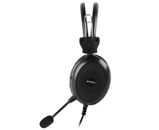 Наушники с микрофоном A4 Tech HU-30, USB, черный, фото 2