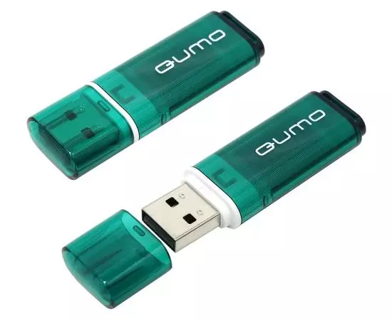 USB Flash-накопитель 16Gb (QUMO, Optiva 01) зеленый (QM16GUD-OP1-GREEN)