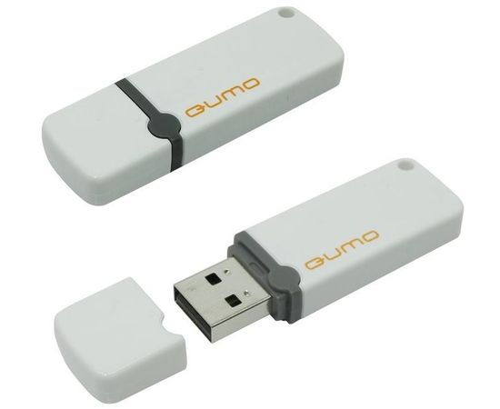 USB Flash-накопитель 16Gb (QUMO, Optiva 02) белый (QM16GUD-OP2-WHITE)