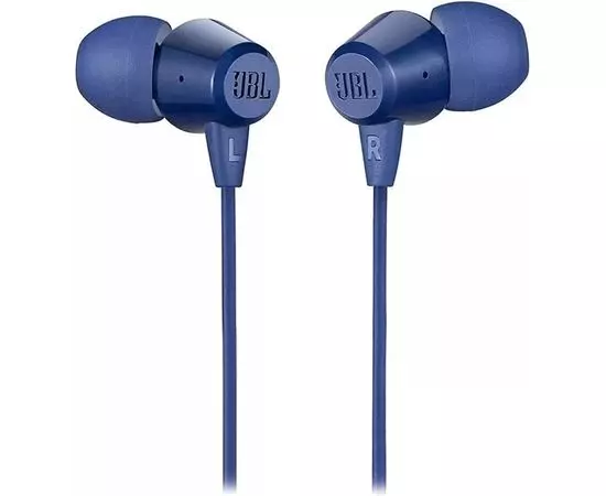 Наушники с микрофоном JBL C50HI Blue, синий (JBLC50HIBLU)