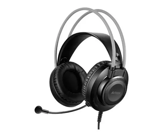 Наушники с микрофоном A4 Tech Fstyler FH200I, черный/серый (FH200I GREY)