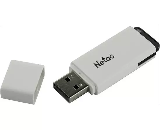 USB Flash-накопитель 64Gb (Netac, U185) белый (NT03U185N-064G-20WH)