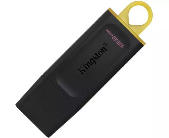USB Flash-накопитель 128Gb USB 3.2 (KINGSTON, DataTraveler Exodia) черный/желтый (DTX/128GB)
