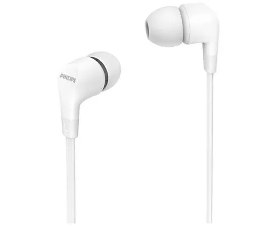 Наушники с микрофоном Philips TAE1105WT, белый (TAE1105WT/00)
