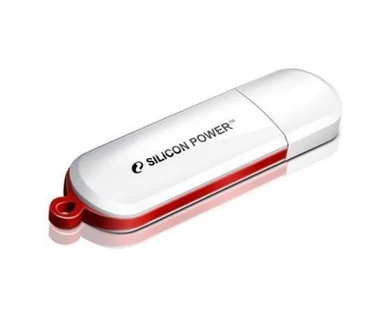 Флеш память Silicon Power 16Gb LuxMini 320 White (SP016GBUF2320V1W)