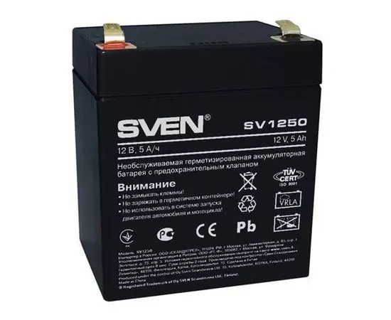 Батарея для ИБП, 12V, 5Ah (SVEN) (SV-0222005)