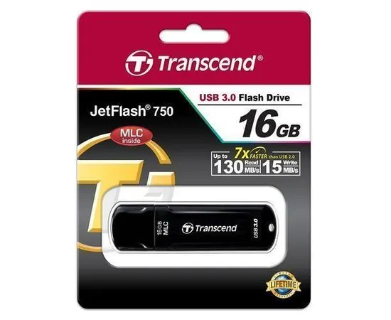 Флеш память Transcend 16Gb JetFlash USB3.0 (TS16GJF750K)