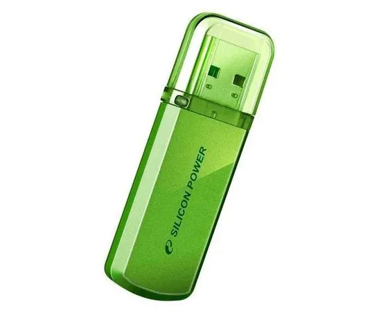 Флеш память Silicon Power 64Gb Helios 101 Green (SP064GBUF2101V1N)