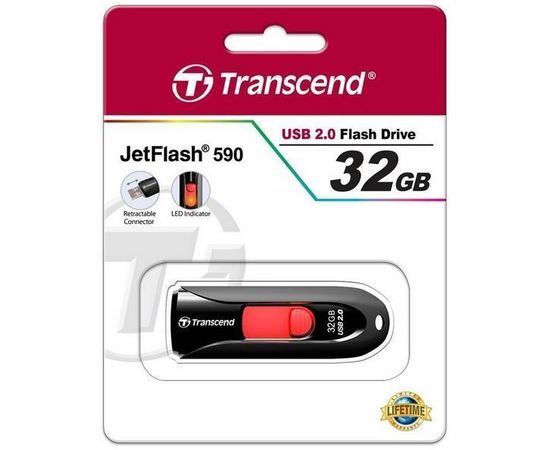 Флеш память Transcend 32Gb JetFlash USB2.0 (TS32GJF590K)
