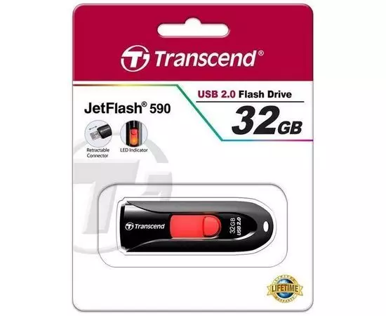 Флеш память Transcend 32Gb JetFlash USB2.0 (TS32GJF590K)