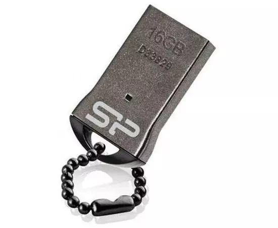 USB Flash-накопитель 16Gb (Silicon Power, Touch T01) Black (SP016GBUF2T01V1K)