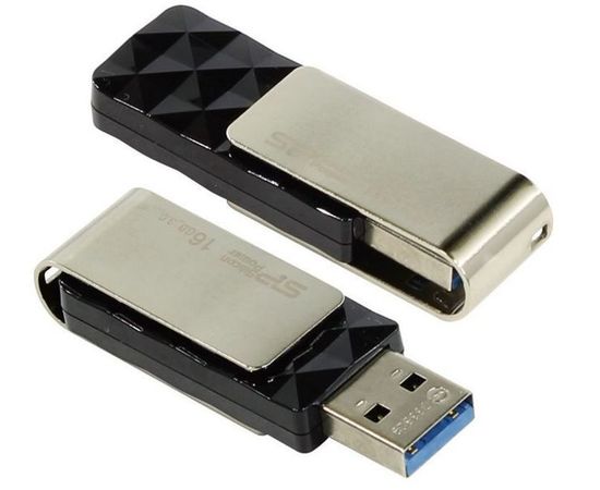 Флеш память Silicon Power 16Gb USB 3.0 Blaze series B30 Black (SP016GBUF3B30V1K)