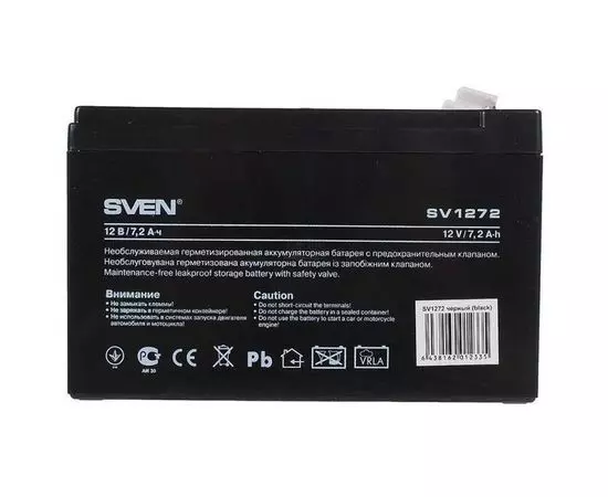 Батарея для ИБП, 12V, 7.2Ah (SVEN) (SV-012335)