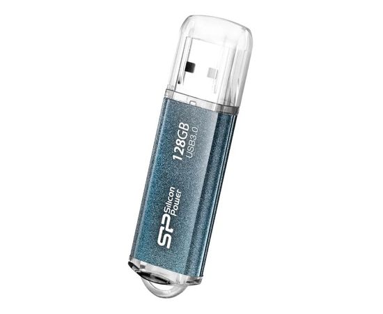 USB Flash-накопитель 128Gb USB 3.0 (Silicon Power, Marvel M01) синий (SP128GBUF3M01V1B)