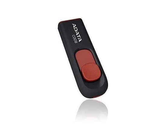 USB Flash-накопитель 16Gb (ADATA, Classic C008) Black (AC008-16G-RKD)