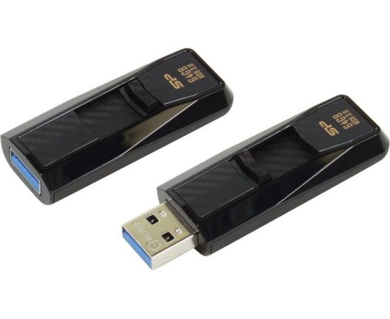 USB Flash-накопитель 64Gb USB 3.0 (Silicon Power, Blaze B50) черный (SP064GBUF3B50V1K)