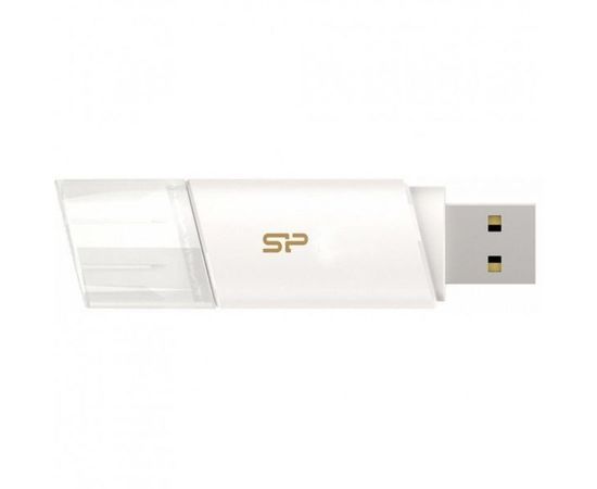 USB Flash-накопитель 64Gb USB 3.0 (Silicon Power, Blaze B06) белый (SP064GBUF3B06V1W)