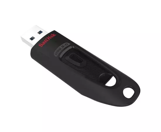 USB Flash-накопитель 128Gb USB 3.0 (SanDisk, CZ48 Ultra) черный (SDCZ48-128G-U46)