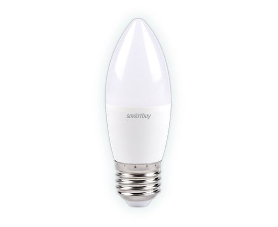 Электролампа LED E27 C35 свеча 9,5Вт 230В 4000К (Smartbuy) (SBL-C37-9_5-40K-E27)