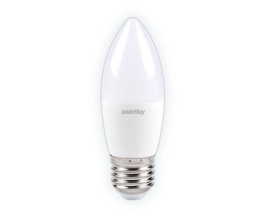 Электролампа LED E27 C35 свеча 9,5Вт 230В 4000К (Smartbuy) (SBL-C37-9_5-40K-E27)
