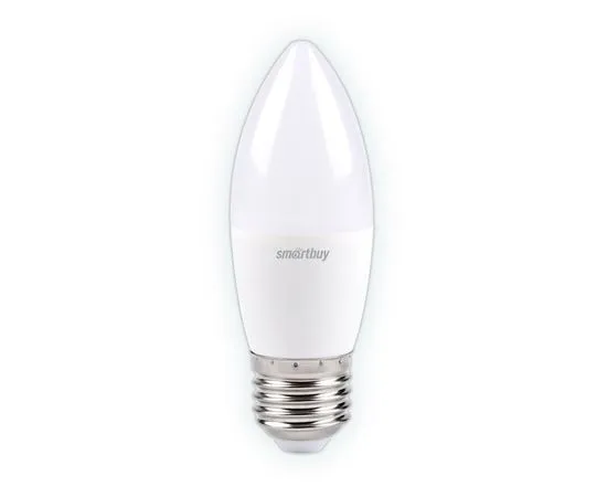 Электролампа LED E27 C37 свеча 12Вт 230В 4000К (Smartbuy) (SBL-C37-12-40K-E27)