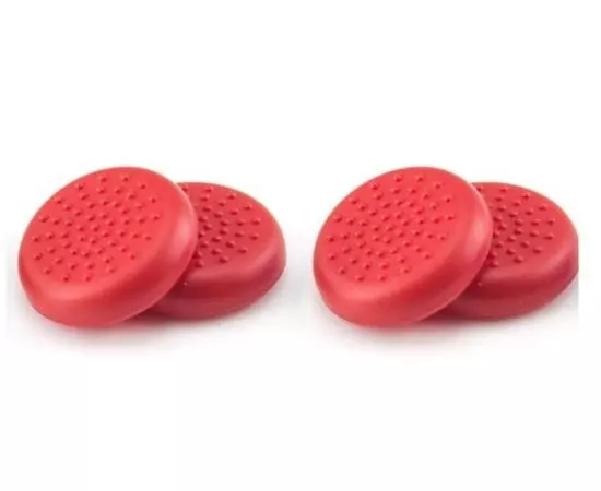 Накладки защитные на джойстики геймпада PS4, Artplays Thumb Grips - 4 шт красный (ACPS484)