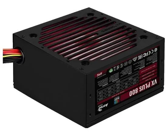Блок питания 800W (Aerocool, VX PLUS 800 RGB) Retail, фото 3