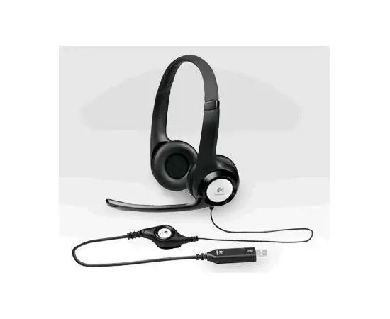Наушники с микрофоном Logitech H390 Black (981-000803/981-000406)