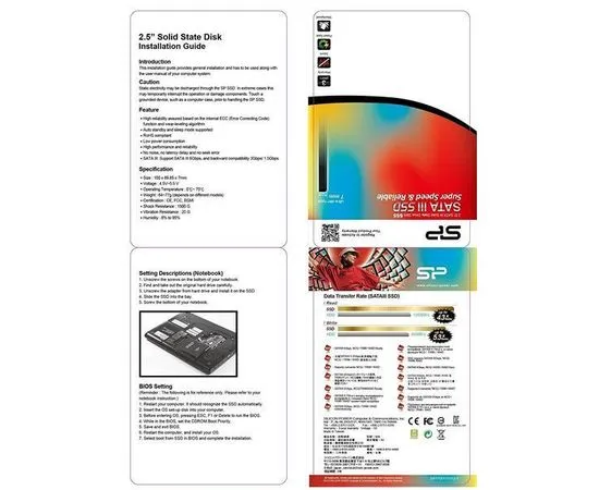 Накопитель SSD 960Gb Silicon Power Slim S55 (SP960GBSS3S55S25), фото 2