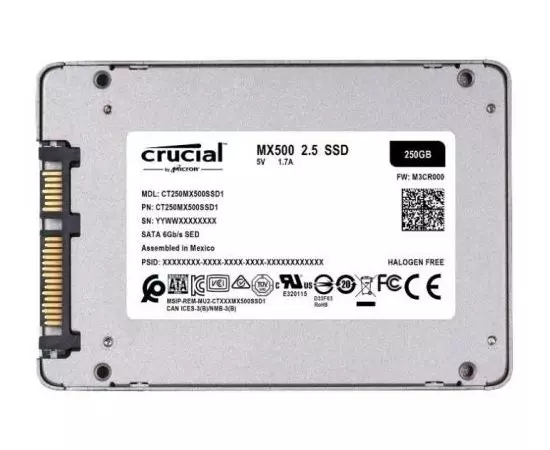 Накопитель SSD 250Gb Crucial MX500 (CT250MX500SSD1N)