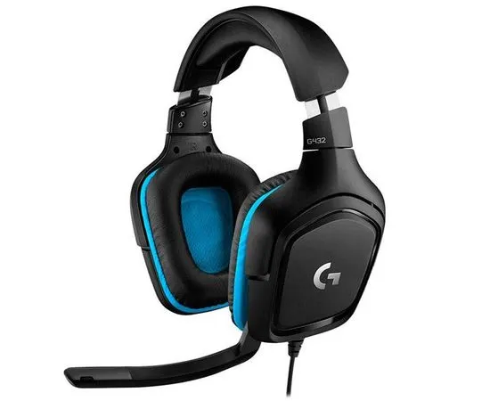 Наушники с микрофоном Logitech G432 Gaming (981-000770)