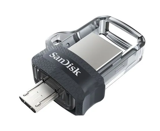 USB Flash-накопитель 64Gb USB 3.0/OTG microUSB (SanDisk, Ultra Android Dual Drive) (SDDD3-064G-G46), фото 3