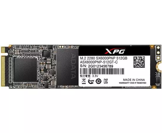 Накопитель SSD M.2 512Gb ADATA XPG SX6000 Pro (ASX6000PNP-512GT-C)