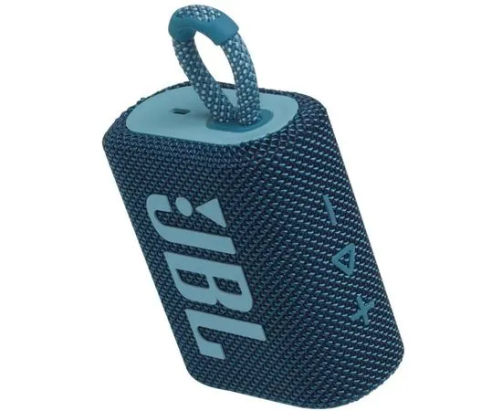Портативная акустика JBL Go 3 Blue (JBLGO3BLU), Цвет: Синий, фото 5