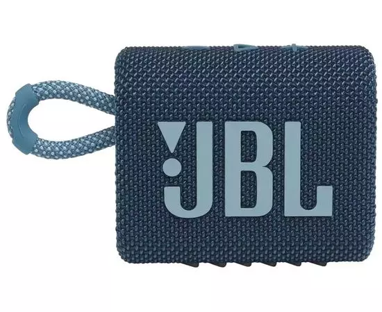 Портативная акустика JBL Go 3 Blue (JBLGO3BLU), Цвет: Синий