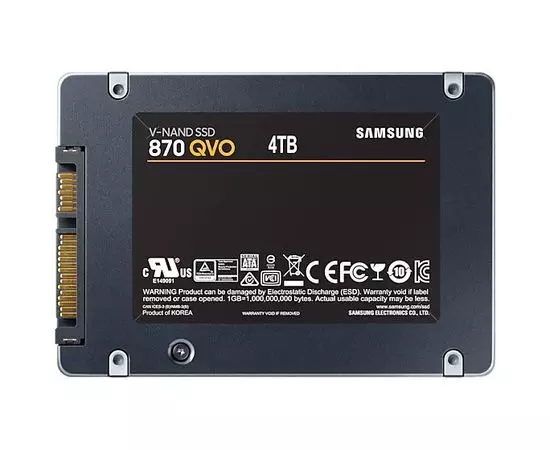 Накопитель SSD 4Tb Samsung 870 QVO (MZ-77Q4T0BW), фото 2