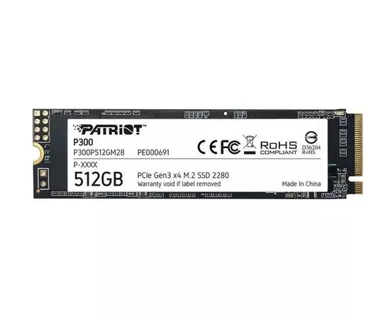 Накопитель SSD M.2 512Gb PATRIOT P300 (P300P512GM28), фото 2