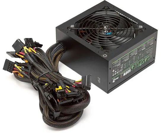 Блок питания 600W (Aerocool, KCAS PLUS 600W) Retail