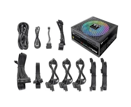 Блок питания 750W (Thermaltake, ToughPower iRGB PLUS Gold) (PS-TPI-0750F3FDGE-1), фото 4